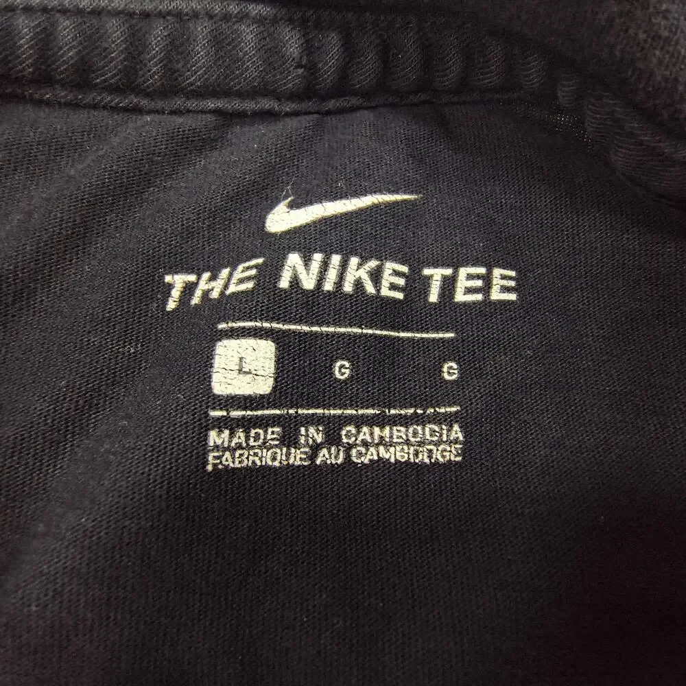 Nike Tee Short Sleeve Casual Crew Neck Shirt Mens Size Extra Large XL Black Red